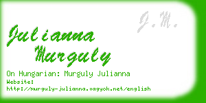 julianna murguly business card